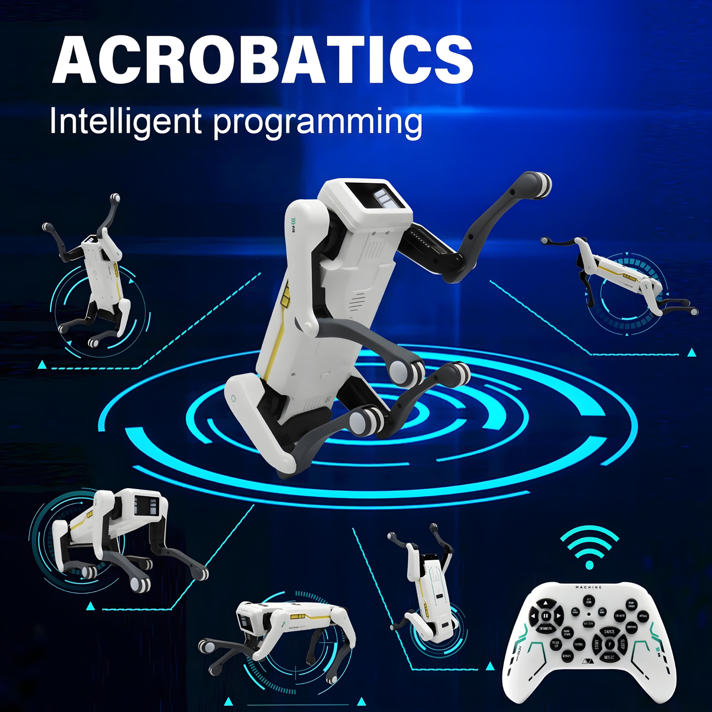 Intelligent AI RC Robot Dog